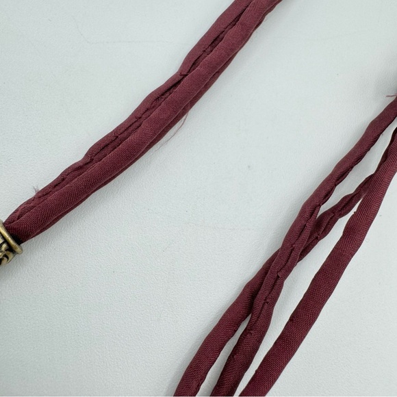 Lucky Brand Eastern Mystic Faux Stone Carved Pendant Necklace India Ornate Chain - Picture 9 of 15